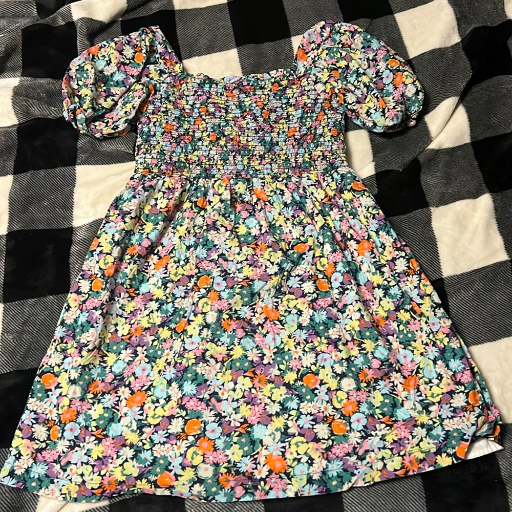 GAP Floral Puffy Sleeved dress size XL